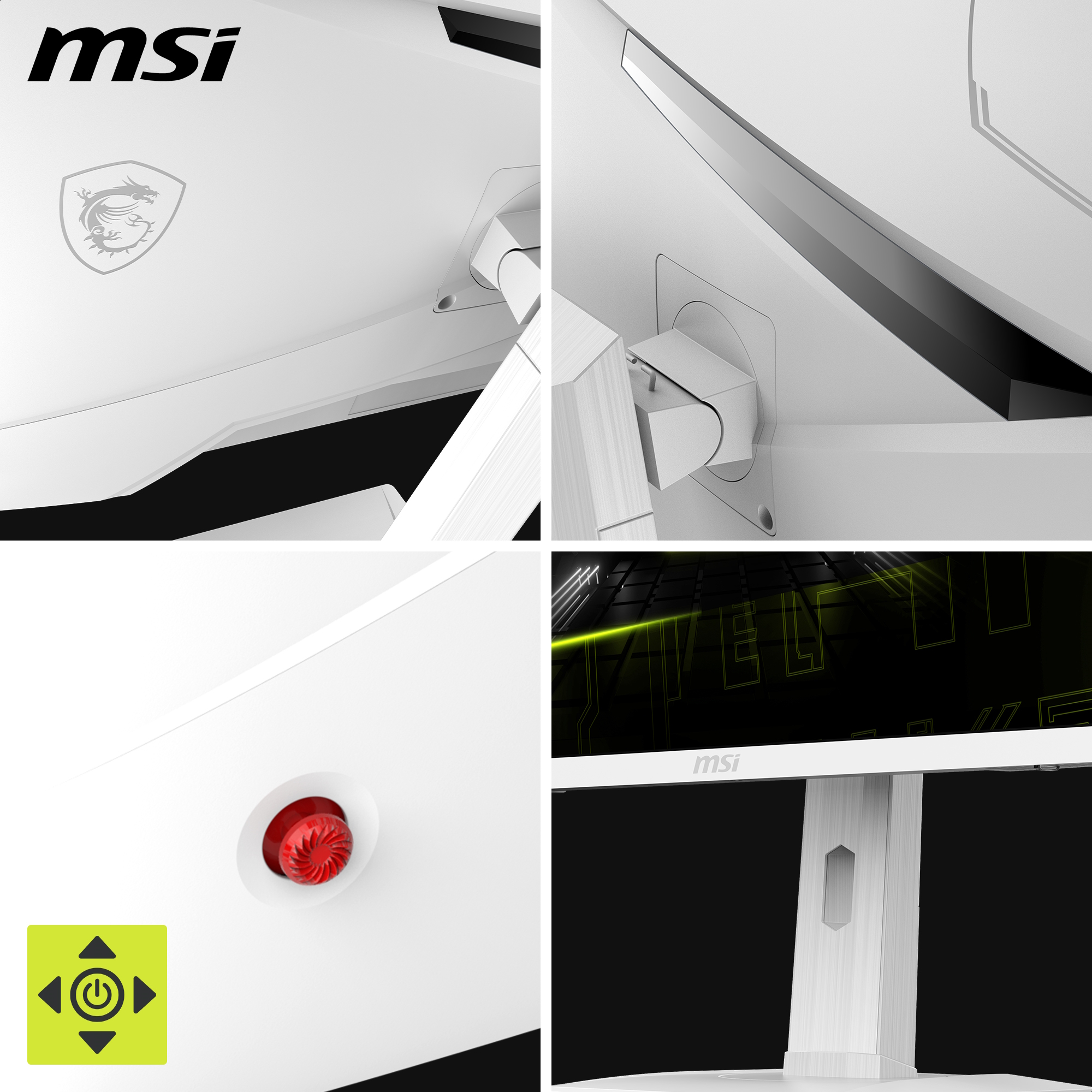 Bild von MSI MSI MAG 274PFWDE Gaming Monitor - 180Hz, 1ms, Weiß