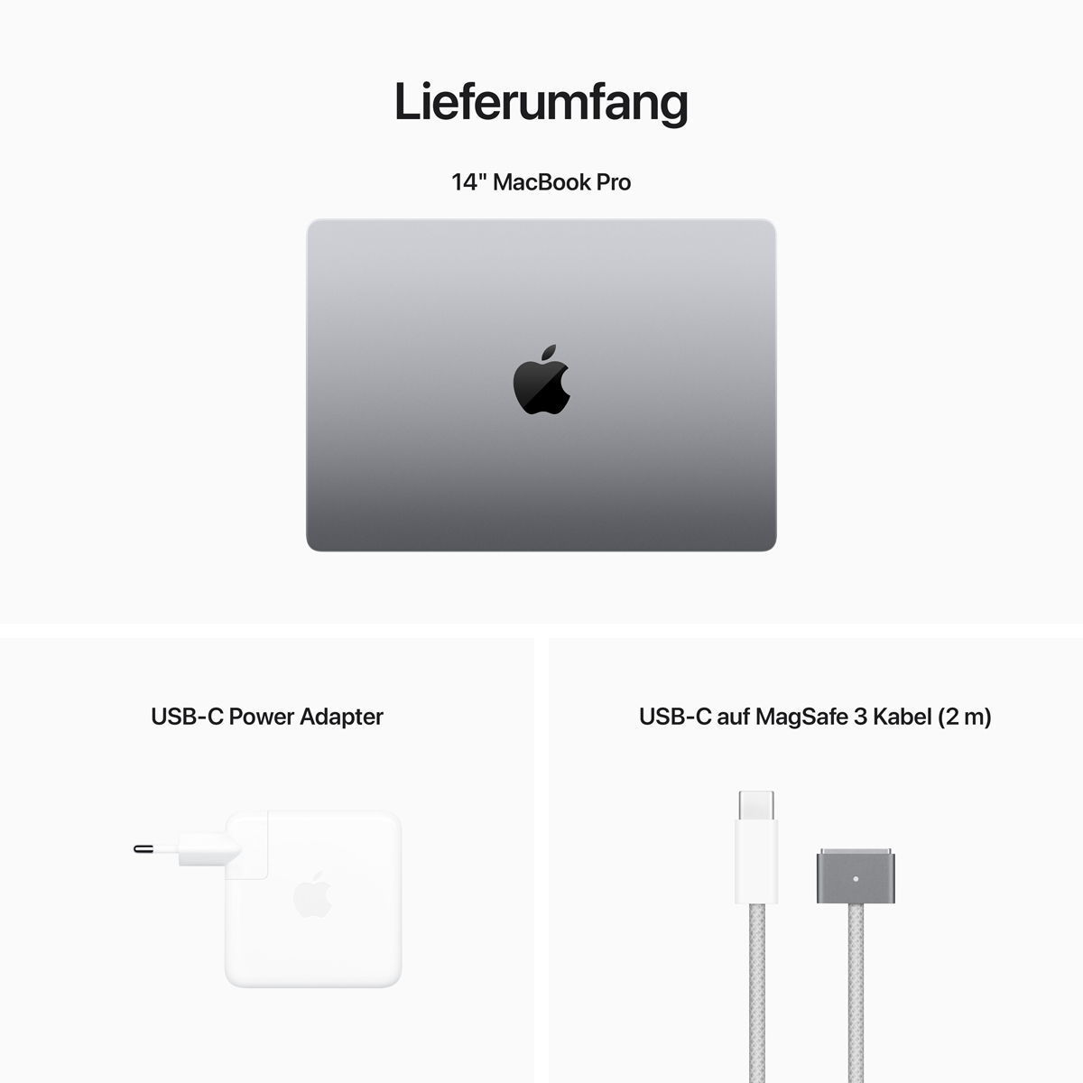 Bild von Apple MacBook Pro 14“ 2023,Apple M2 Pro,10-Core,16-Core GPU,grau