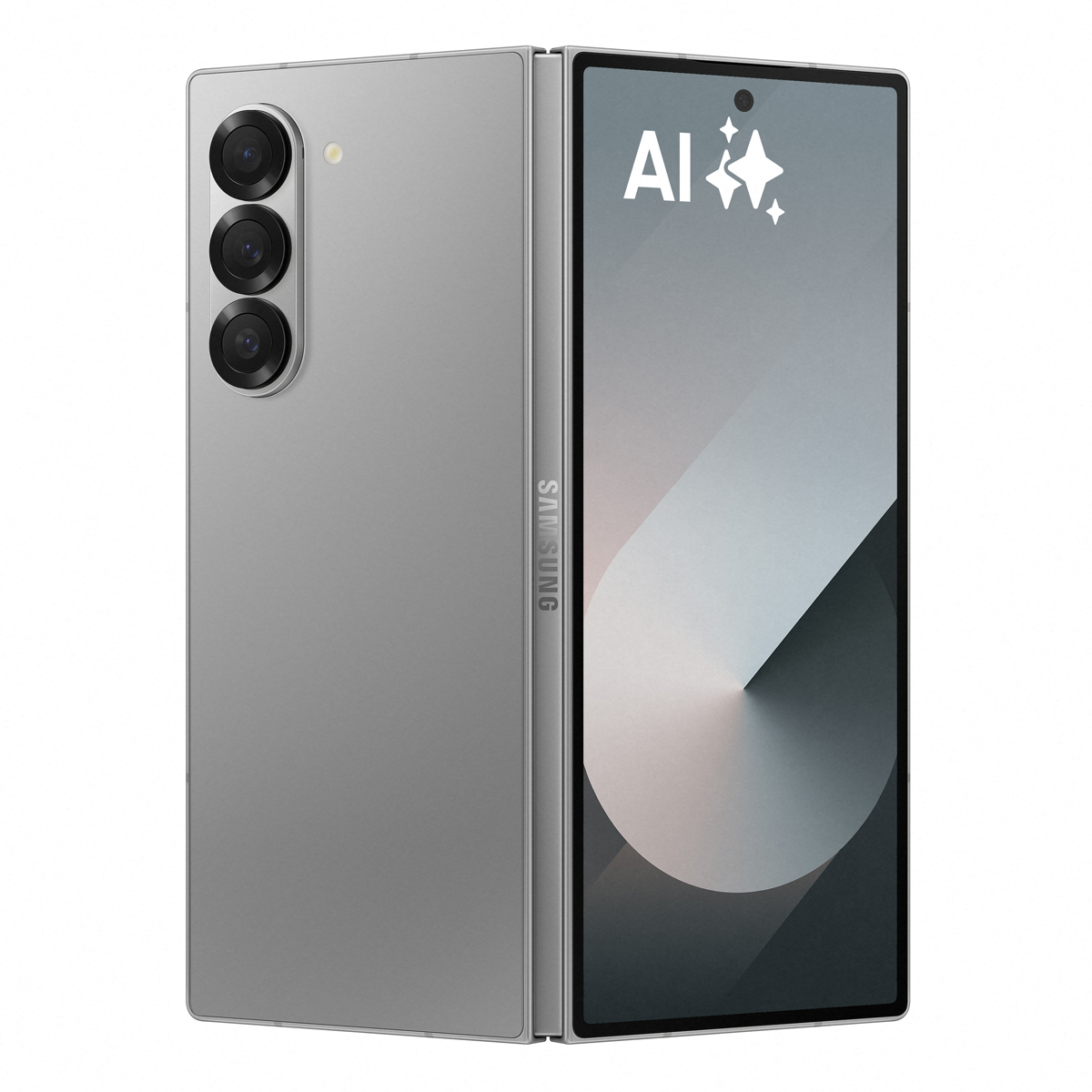Bild von Samsung Galaxy Z Fold6 256GB Silver Shadow 19,3cm (7,6") OLED Display, Android 14, Triple-Kamera, Faltbar