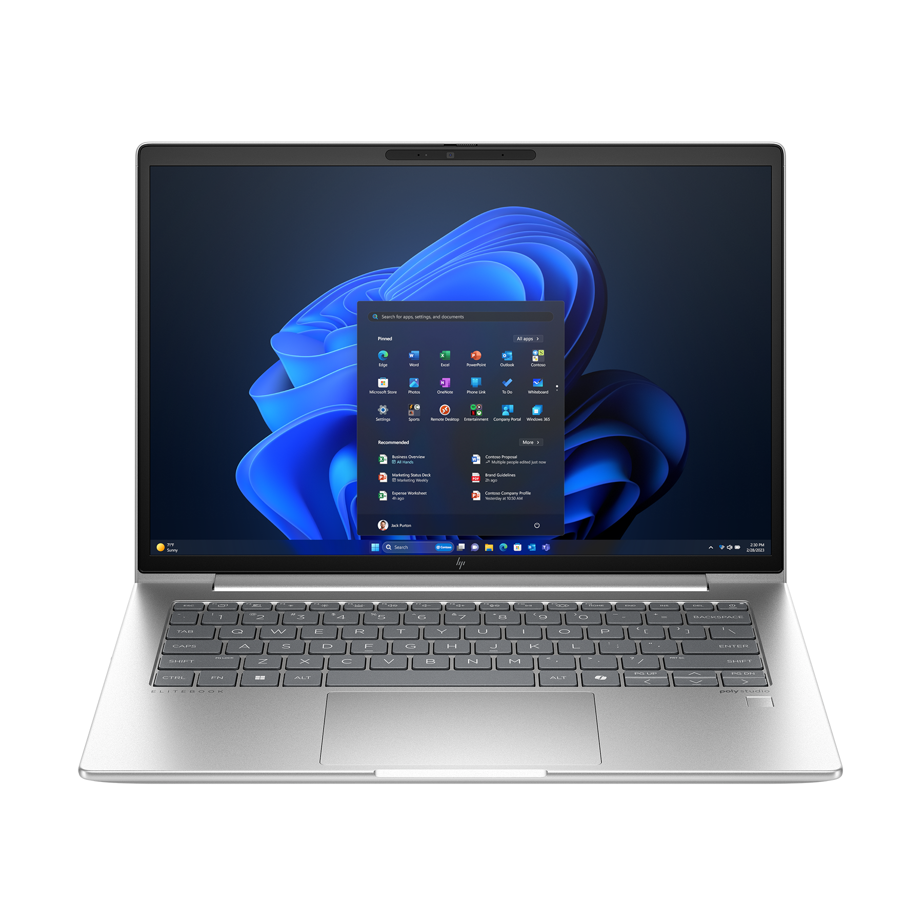 Bild von HP EliteBook 645 G11 9C0H2EA 14" WUXGA IPS, AMD Ryzen 5 7535U, 8GB RAM, 256GB SSD, Windows 11 Pro