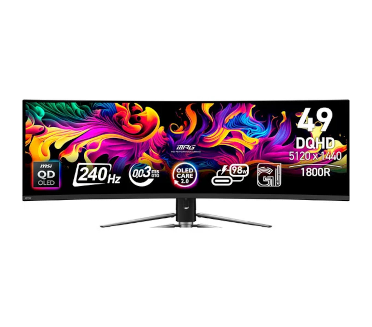 Bild von MSI MPG 491CQPXDE QD-OLED Gaming Monitor