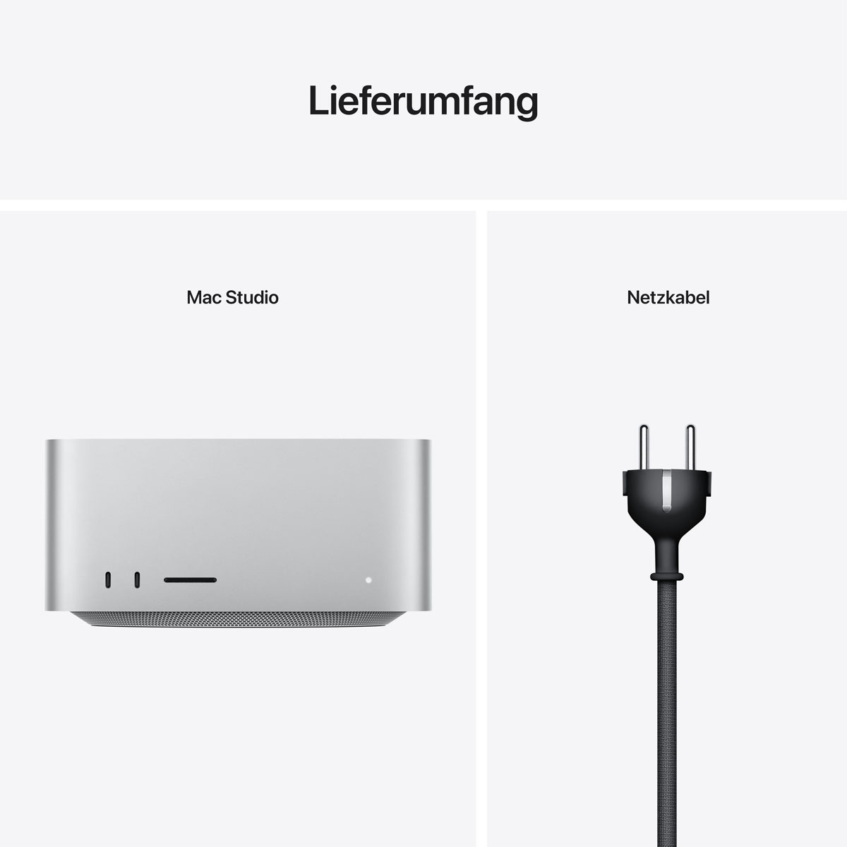 Bild von Apple Mac Studio MQH73D/A 2023, silber Apple M2 Max 12-Core CPU, 32GB RAM, 512GB SSD, 30-Core GPU, macOS