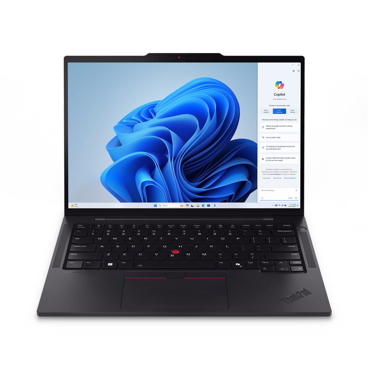 Bild von Lenovo ThinkPad T14s G5 21LS004XGE 14" WUXGA, Intel® Core™ Ultra 7 155U, 16GB RAM, 512GB SSD, Windows 11 Pro