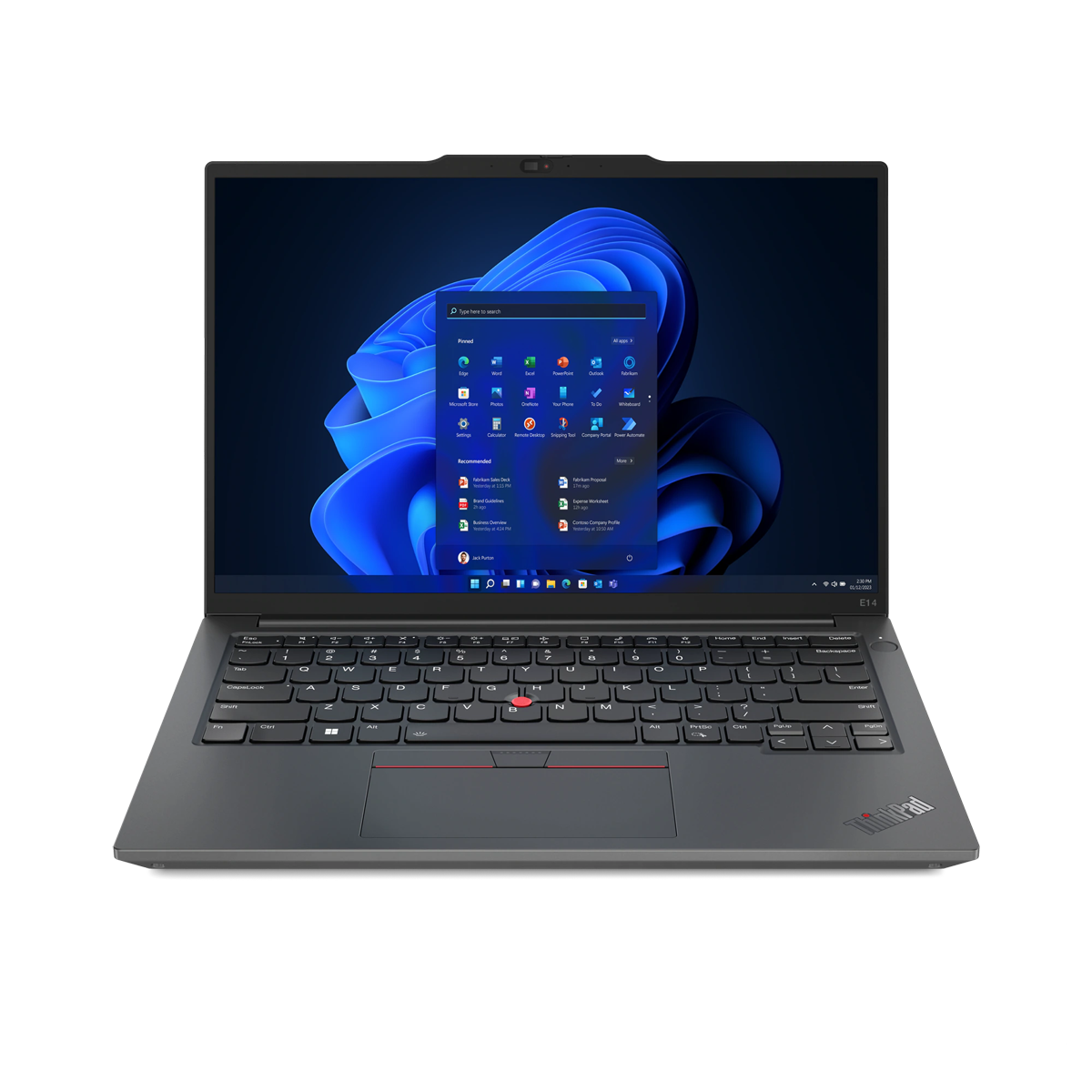 Bild von Lenovo ThinkPad E14 G5 21JR005VGE - 14" WUXGA, AMD Ryzen™ 5 7430U, 24GB RAM, 1TB SSD, W11P