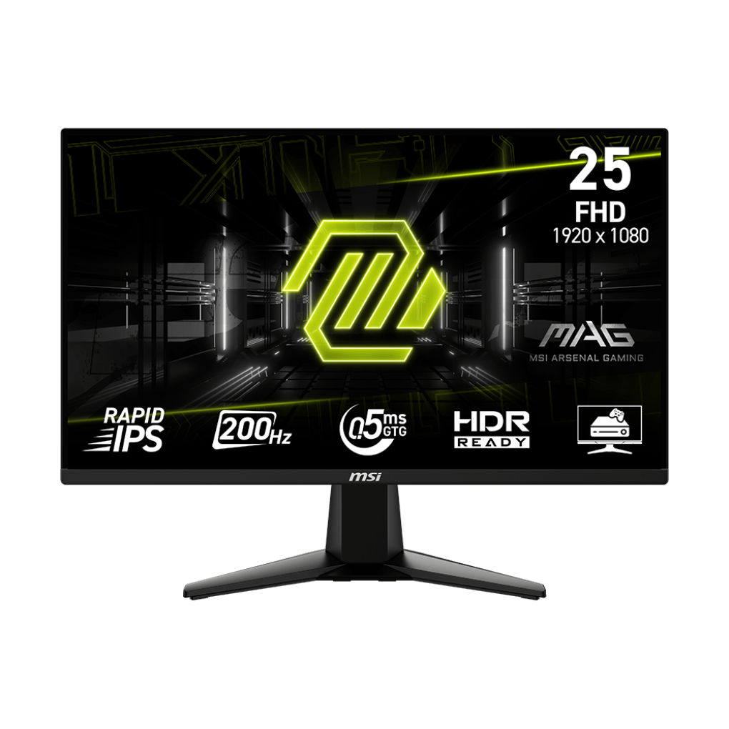 Bild von MSI MSI MAG 255FDE E20 Gaming Monitor - 200 Hz, 0,5ms GtG Rapid IPS PANEL