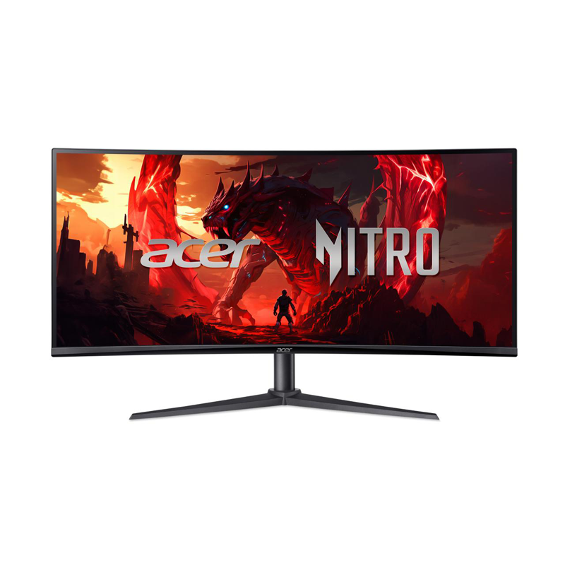 Bild von Acer Nitro XZ0 (XZ340CURX0bmiiphx) 34,0" WQHD Gaming Curved 86,4 cm (34,0 Zoll), VA, 200Hz, 99% sRGB, 2x HDMI (2.1), DP (1.4), Lautsprecher, Höhenvers