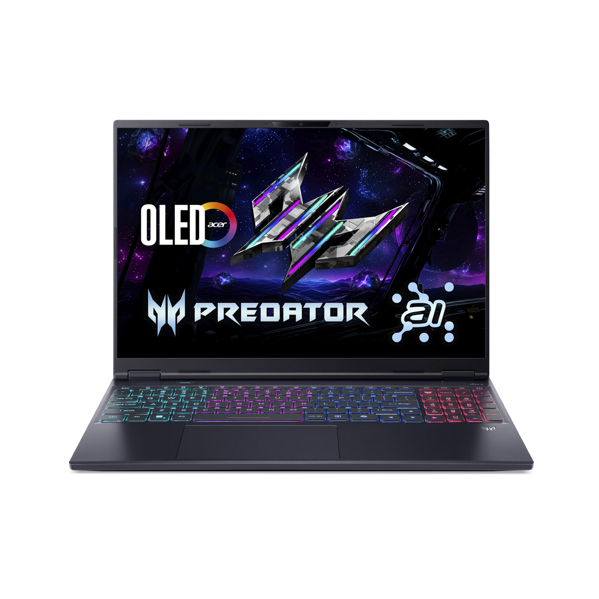 Bild von Acer Predator Helios Neo 16 AI (PHN16S-71-79LS) Gaming 16,0" WQXGA, OLED, 240Hz, Intel i7U-255HX (13 TOPS), 16GB RAM, 1TB SSD, GeForce RTX5060, Window
