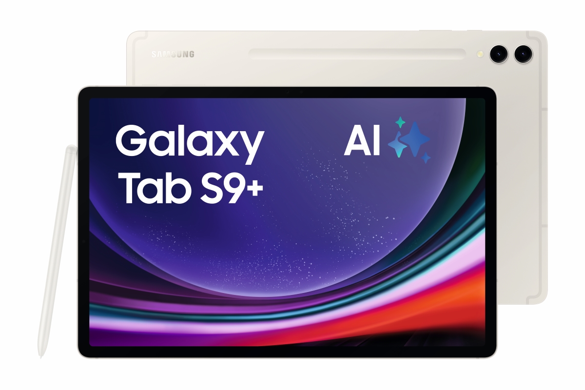 Bild von Samsung X810N Galaxy Tab S9+ Wi-Fi 256 GB (Beige) 12,4" WQXGA+ Display / Octa-Cora / 12GB RAM / 256GB Speicher / Android 13.0