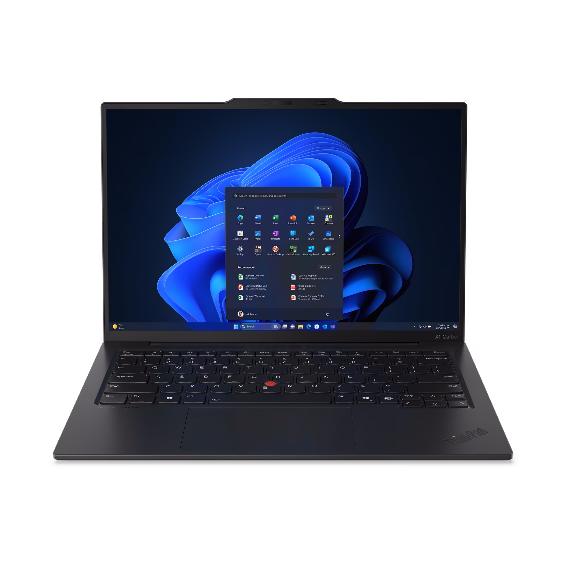 Bild von Lenovo ThinkPad X1 Carbon Gen13 - 21NX008PGE 14" WUXGA IPS, Intel Core Ultra 5 - 225U, 16GB RAM, 512GB SSD, Windows 11 Pro