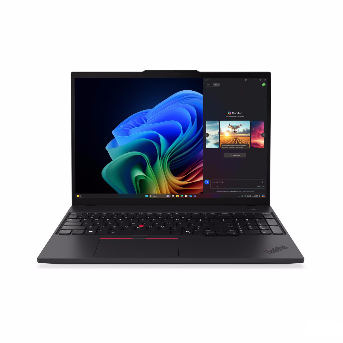 Bild von Lenovo ThinkPad T16 Gen4 - 21QN005KGE 16" WUXGA, Ryzen AI 7 PRO - 350, 32GB RAM, 1TB SSD, Windows 11 Pro
