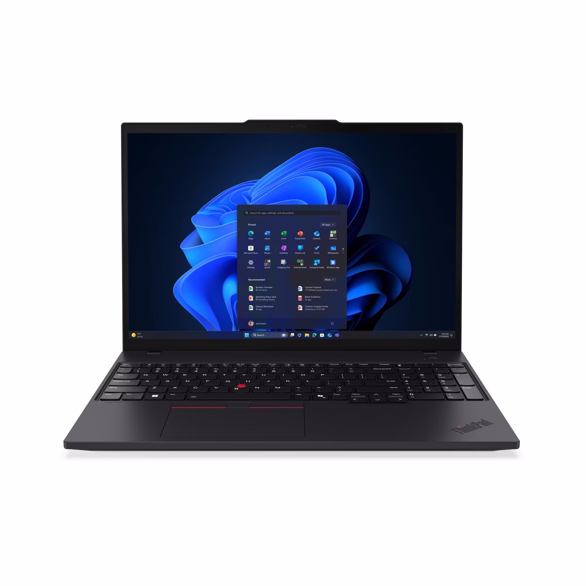 Bild von Lenovo ThinkPad T16 Gen4 - 21QE002PGE 16" WUXGA IPS, Intel Core Ultra 5 - 225U, 32GB RAM, 1TB SSD, Windows 11 Pro