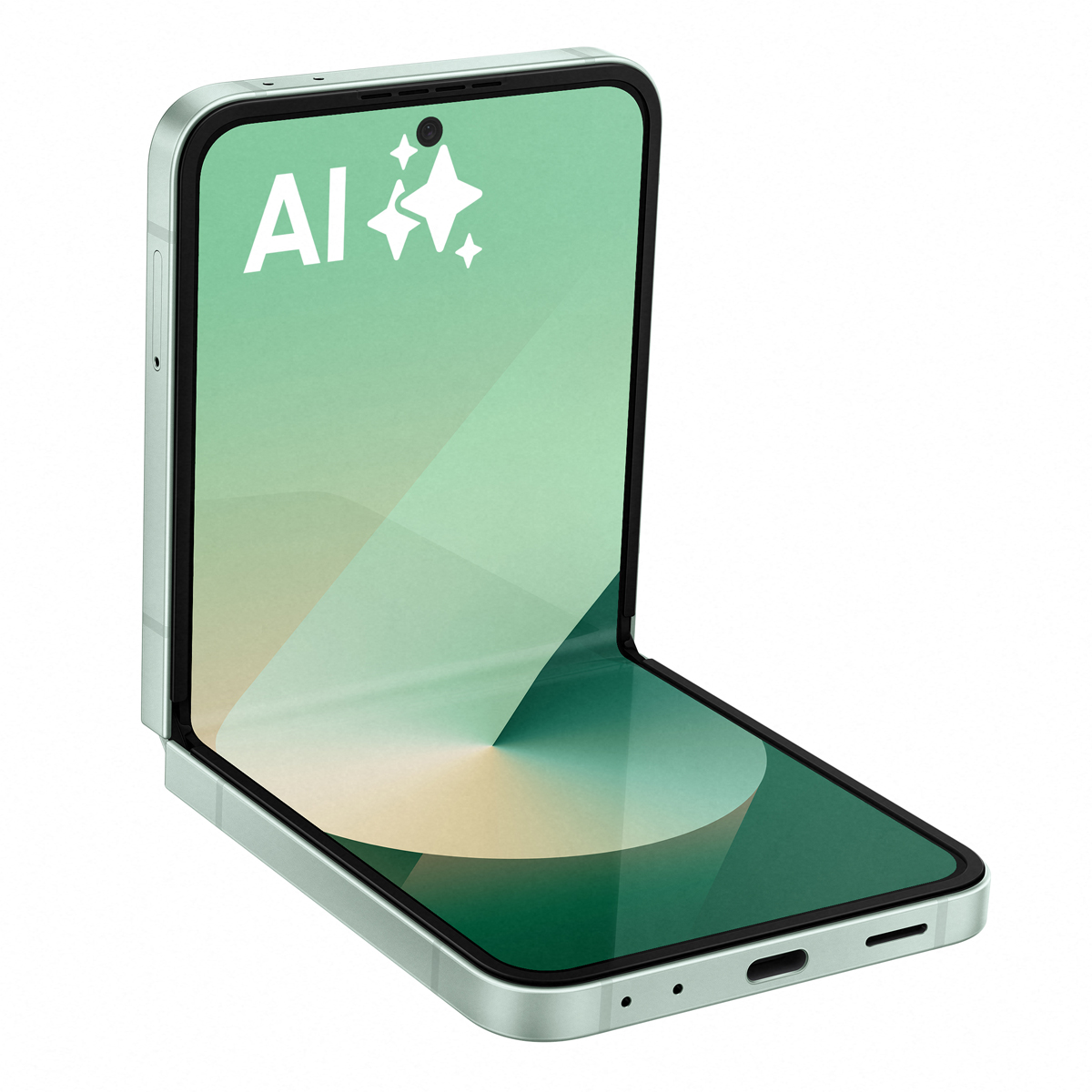 Bild von Samsung Galaxy Z Flip6 512GB Mint 17cm (6,7") OLED Display, Android 14, Dual-Kamera, Faltbar