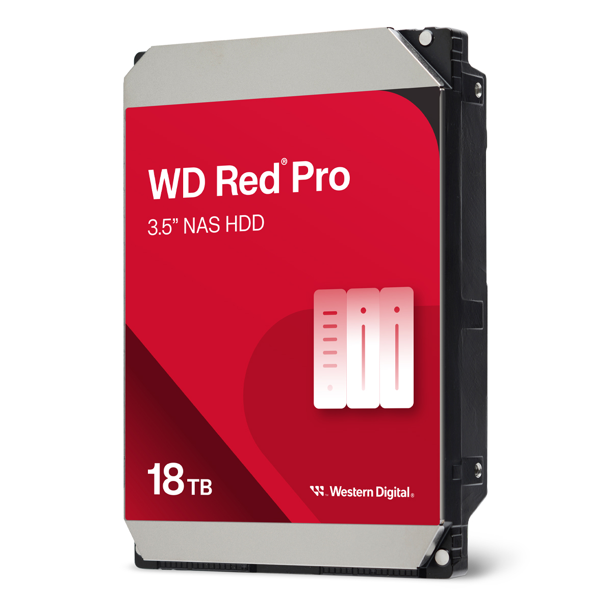 Bild von Western Digital WD Red Pro 18TB 3.5 Zoll SATA Interne NAS Festplatte (CMR)
