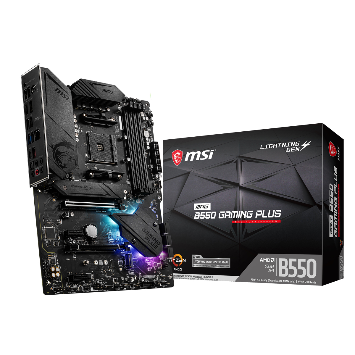 Bild von MSI MPG B550 Gaming Plus Mainboard Sockel AM4