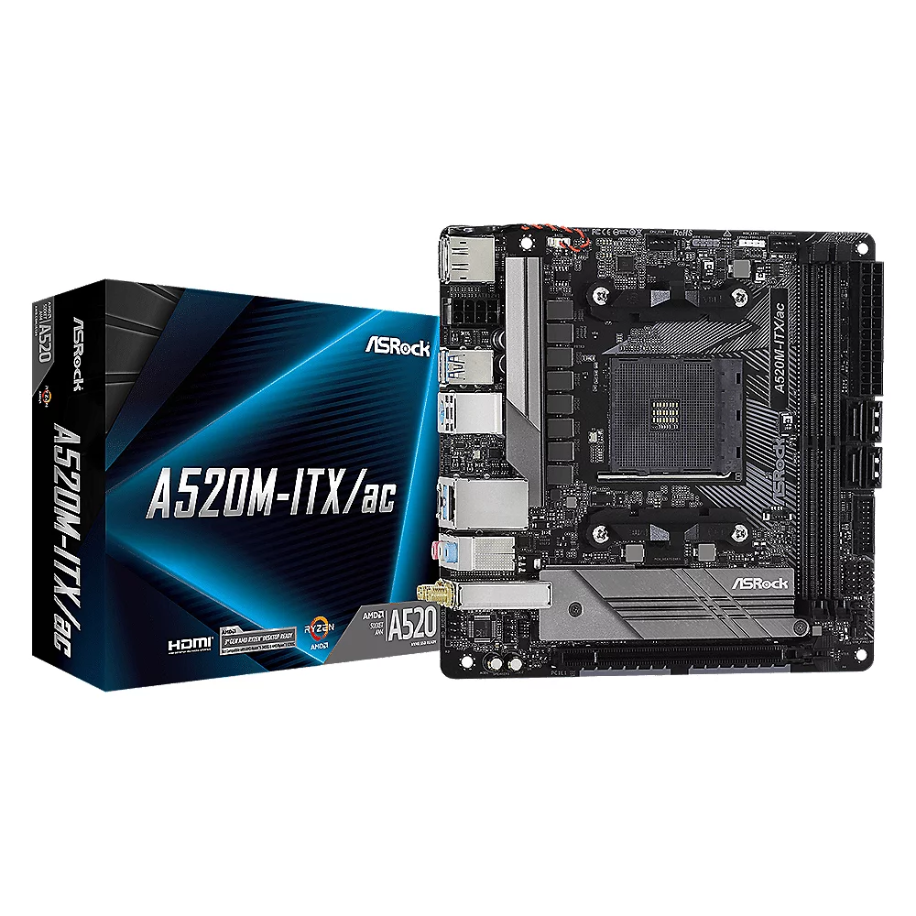 Bild von ASRock A520M-ITX/AC Mainboard