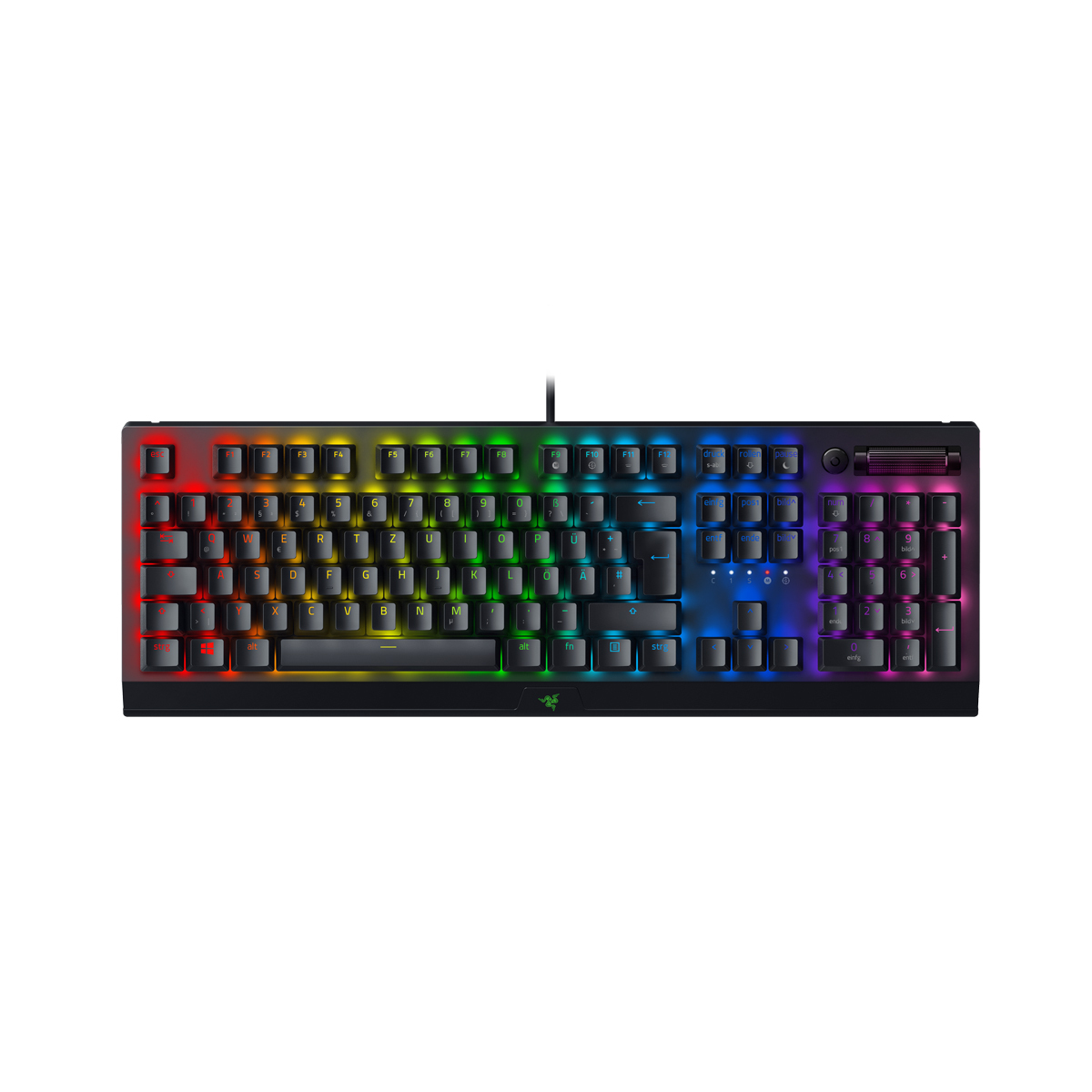 Bild von Razer BlackWidow V3 Gaming Tastatur Green Switch, QWERTZ-Layout