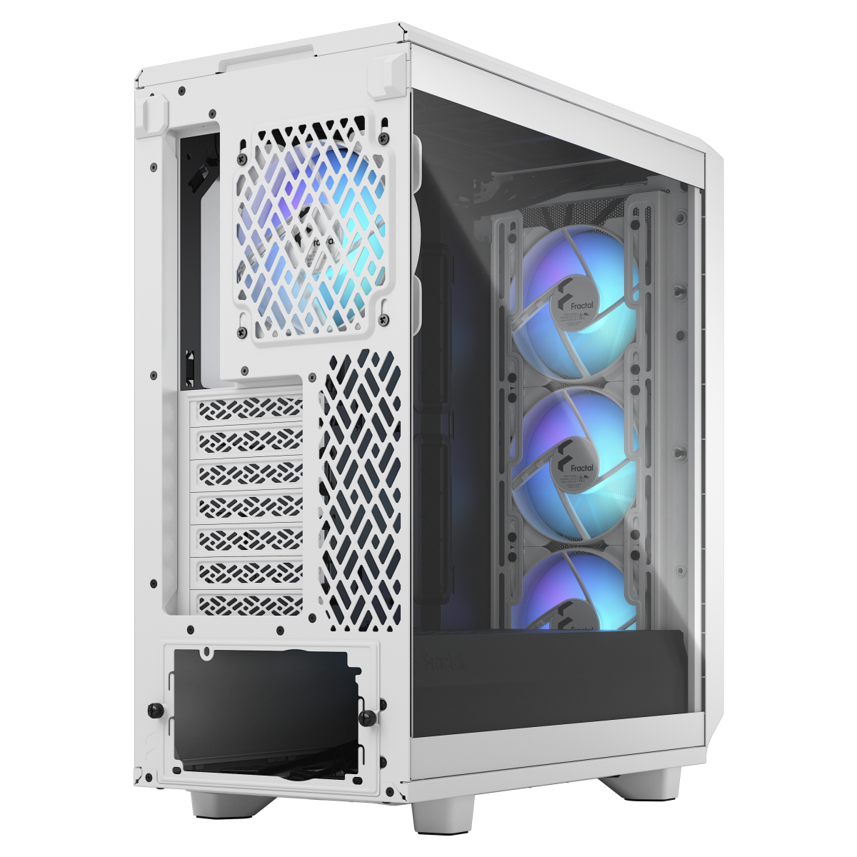 Bild von Fractal Design Meshify 2 Compact RGB White TG | PC-Gehäuse
