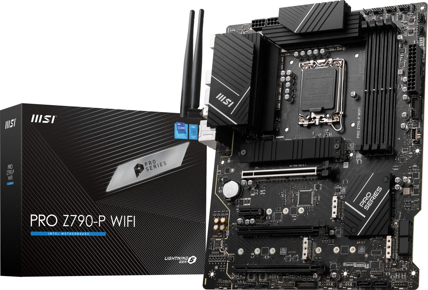Bild von MSI Pro Z790-P WIFI Mainboard Sockel 1700