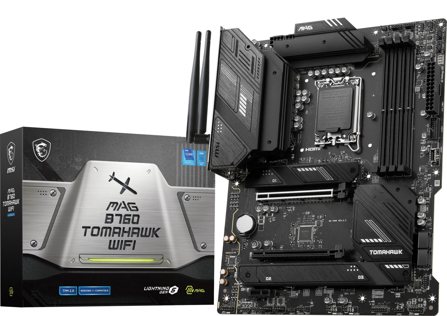 Bild von MSI MAG B760 TOMAHAWK WIFI