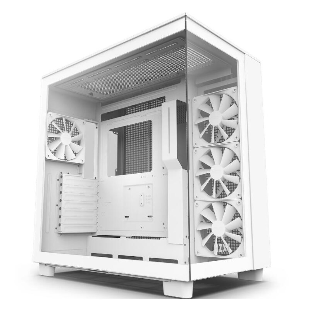 Bild von NZXT H9 FLOW weiß | PC-Gehäuse