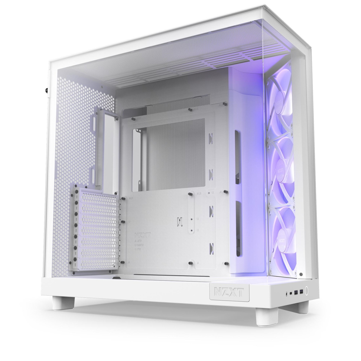 Bild von NZXT H6 FLOW RGB weiß | PC-Gehäuse