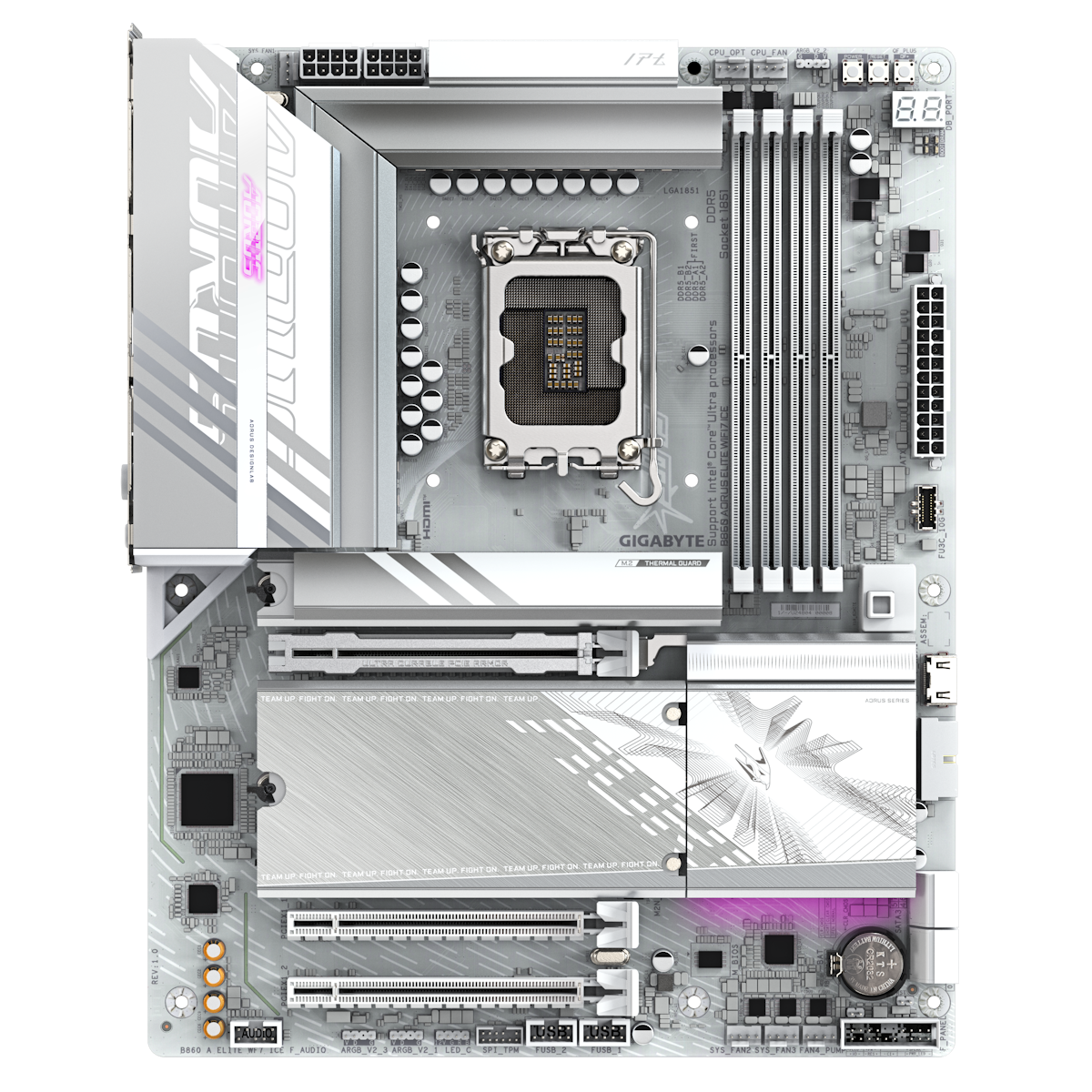 Bild von GIGABYTE B860 A ELITE WF7 ICE Mainboard