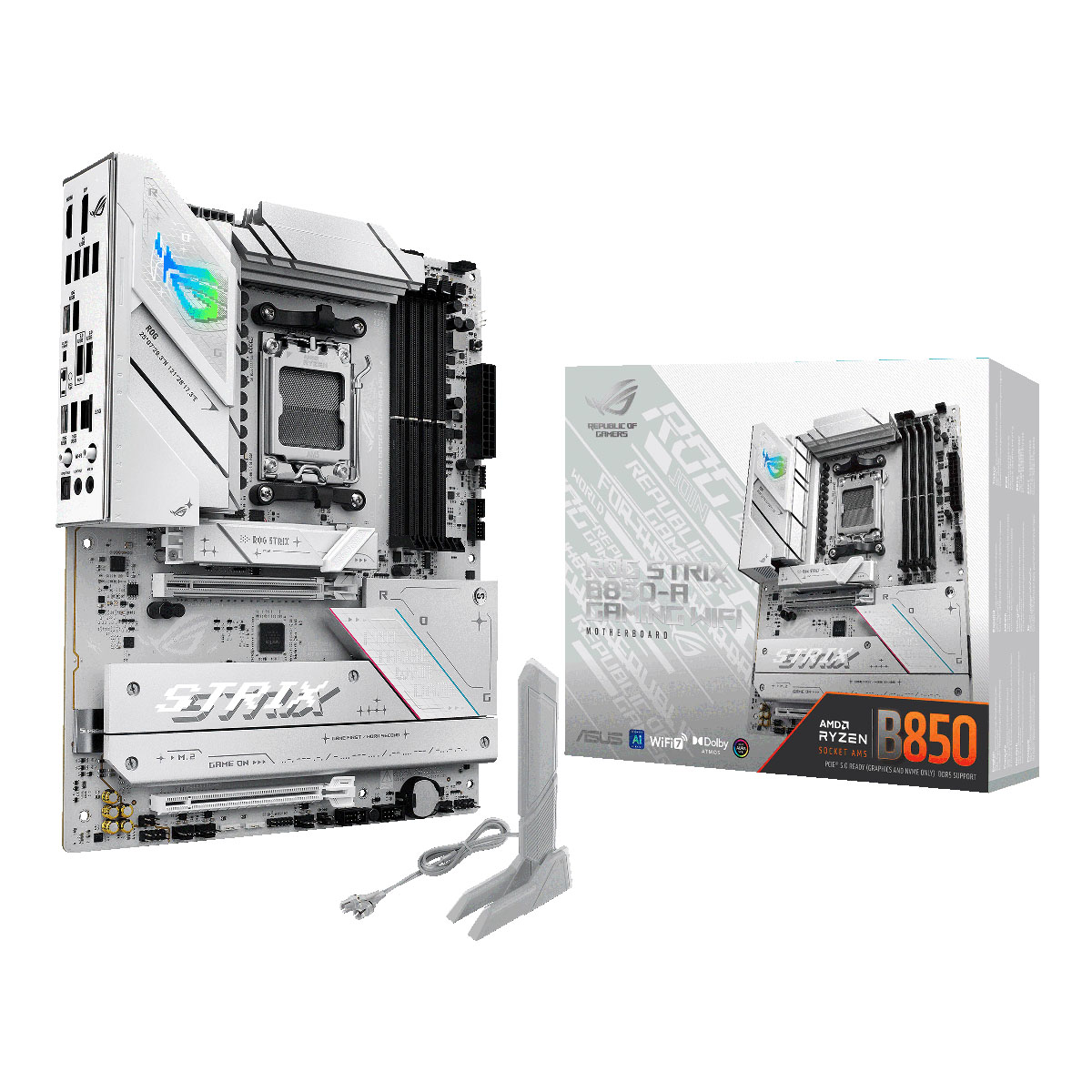 Bild von ASUS ROG STRIX B850-A GAMING WIFI Mainboard Sockel AM5