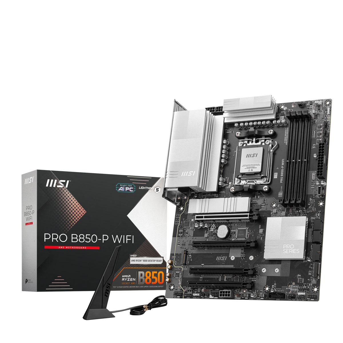 Bild von MSI PRO B850-P WIFI Mainboard Sockel AM5