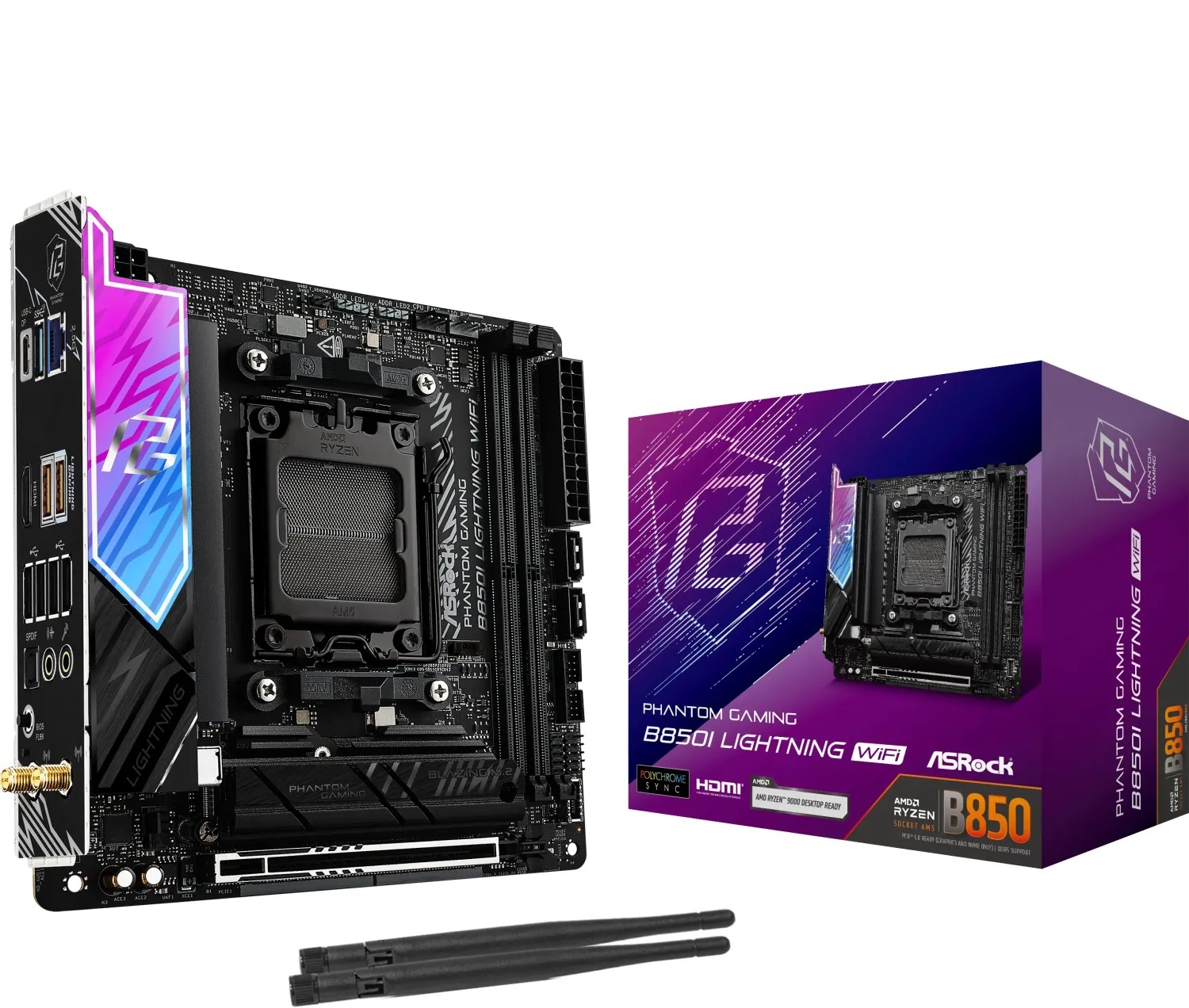 Bild von ASRock B850I Lightning WiFi Mainboard