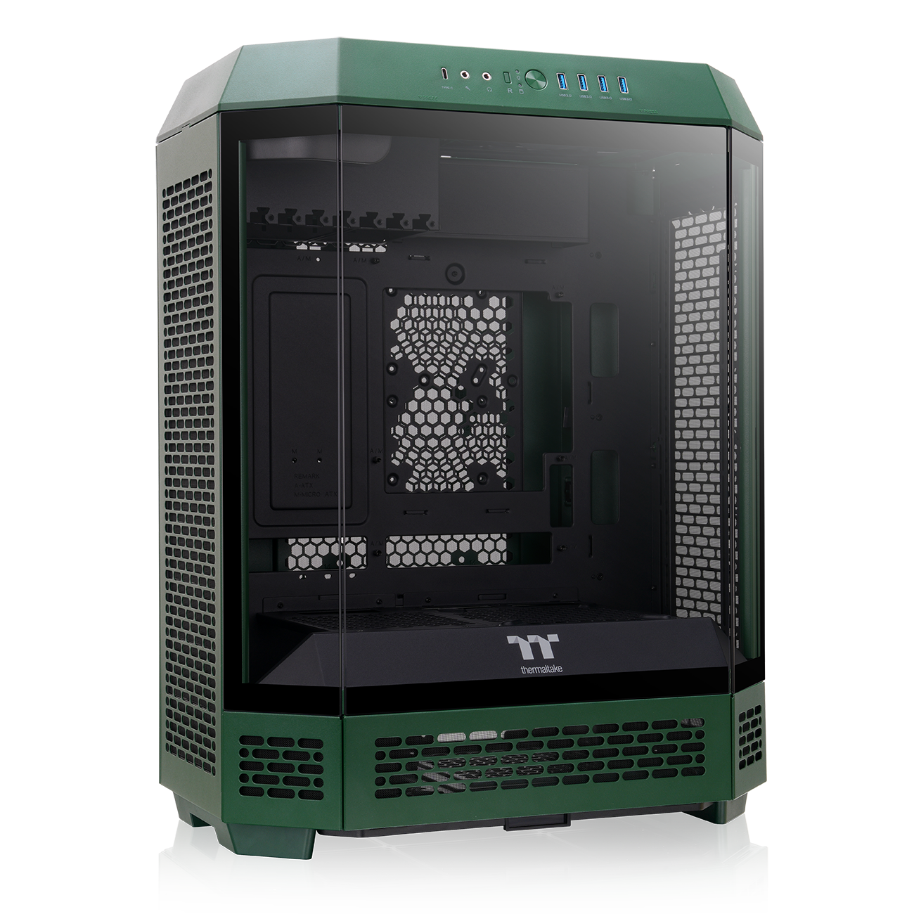 Bild von Thermaltake The Tower 600 Racing Green | PC-Gehäuse