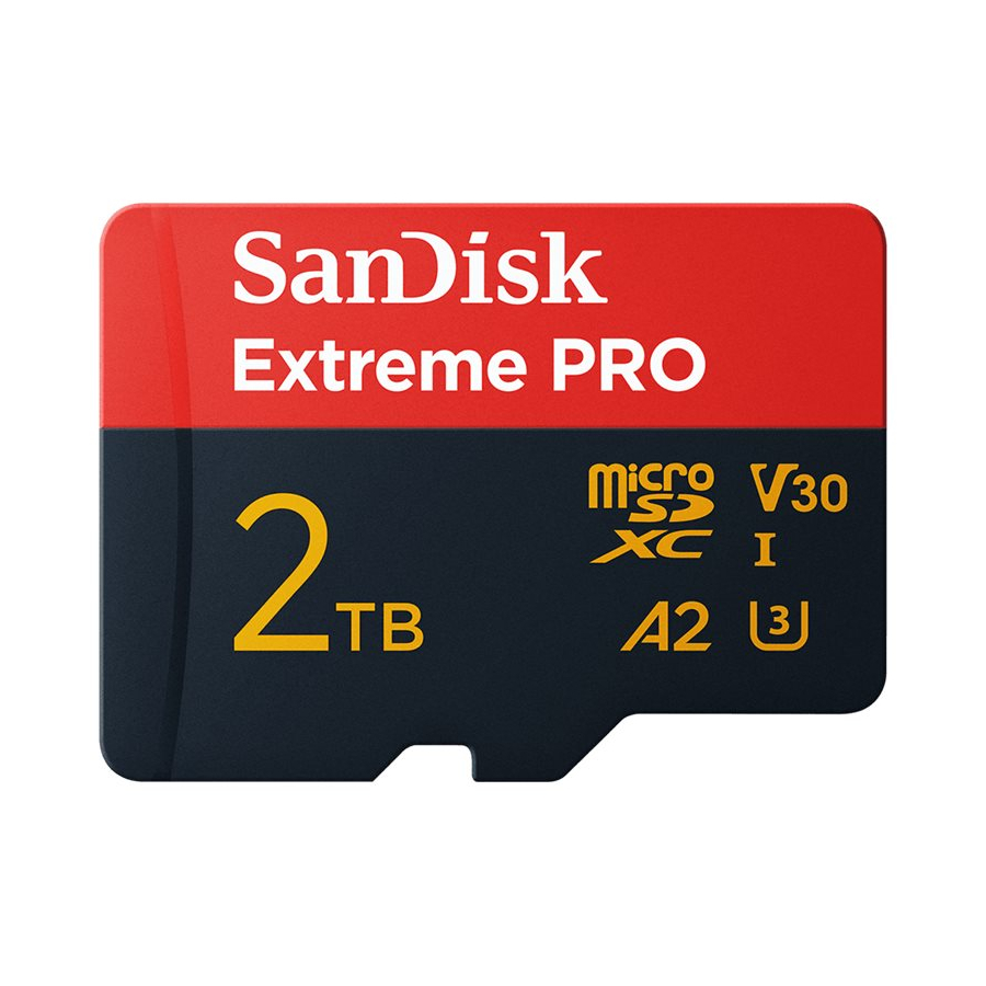 Bild von SanDisk 2TB Extreme PRO microSD Speicherkarte 250MB/s & 150MB/s Lese/Schreibgeschwindigkeit, A2 C10 V30 UHS-I U3