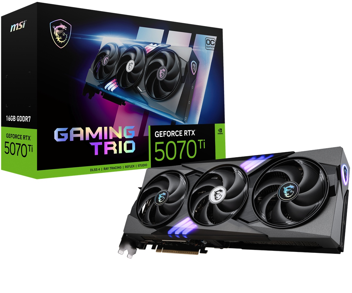 Bild von MSI GeForce RTX 5070 Ti 16G GAMING TRIO OC