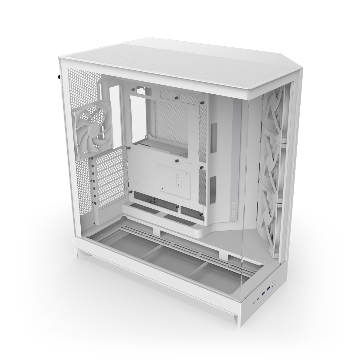 Bild von NZXT H9 FLOW (2025) weiß | PC-Gehäuse