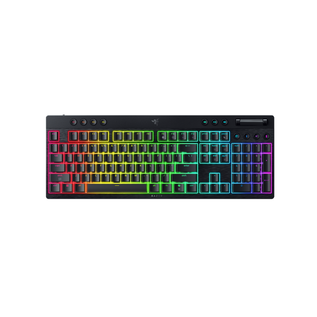 Bild von Razer Blackwidow V4 Low Profile Orange Switches Kabellose, Flache mechanische Gaming-Tastatur