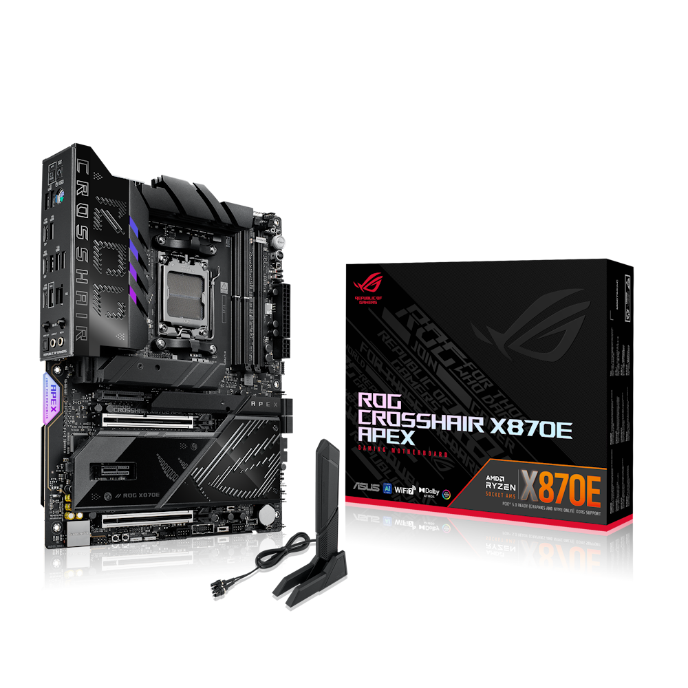Bild von ASUS ROG CROSSHAIR X870E Apex Mainboard Sockel AM5