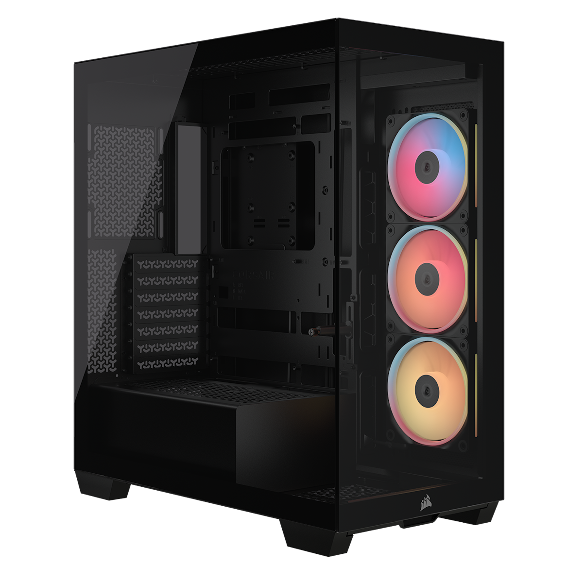 Bild von CORSAIR 3500X LX-R RGB iCUE LINK schwarz | PC-Gehäuse