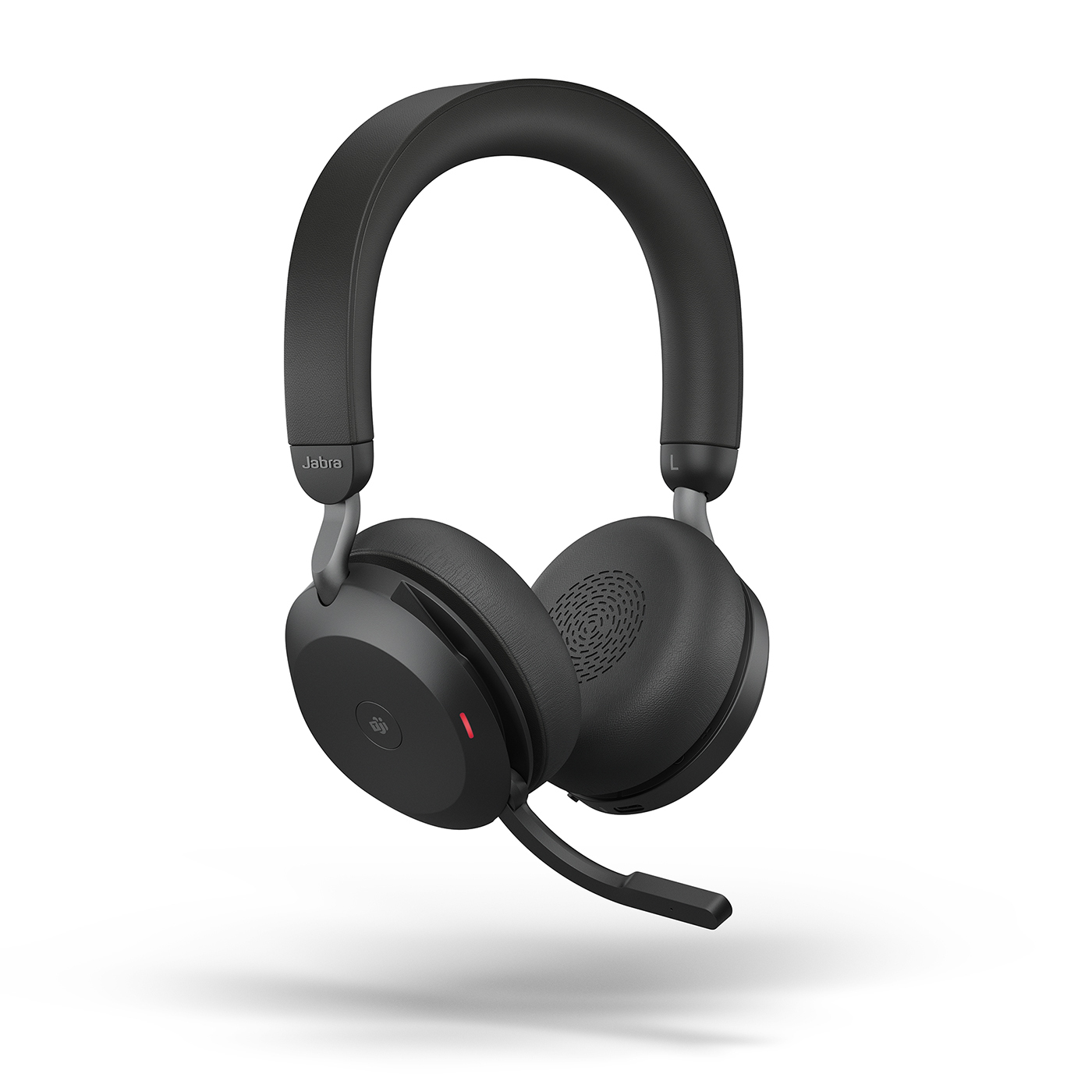 Bild von Jabra Evolve2 75 Headset, USB-A Kabellos, Bluetooth, Schwarz, mit Ladestation [MS zertifiziert]