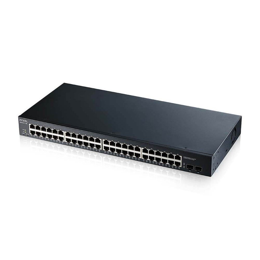Bild von Zyxel GS1900-48 V2 Smart Managed Switch 48x Gigabit Ethernet, Layer 2, Rackmount