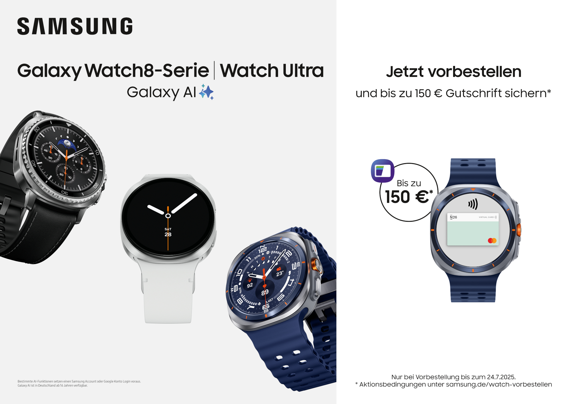 Bild von Samsung Galaxy Watch Ultra LTE SM-L705 (2025) 47 mm, Tit. Blue
