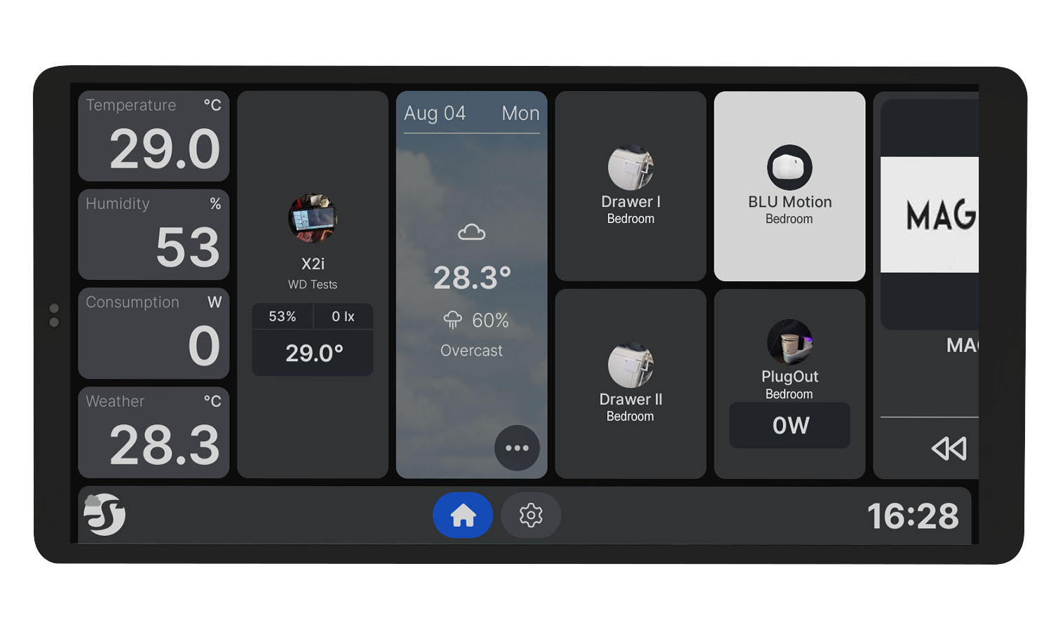 Bild von Shelly Wall Display X2i Silber WLAN · Silber