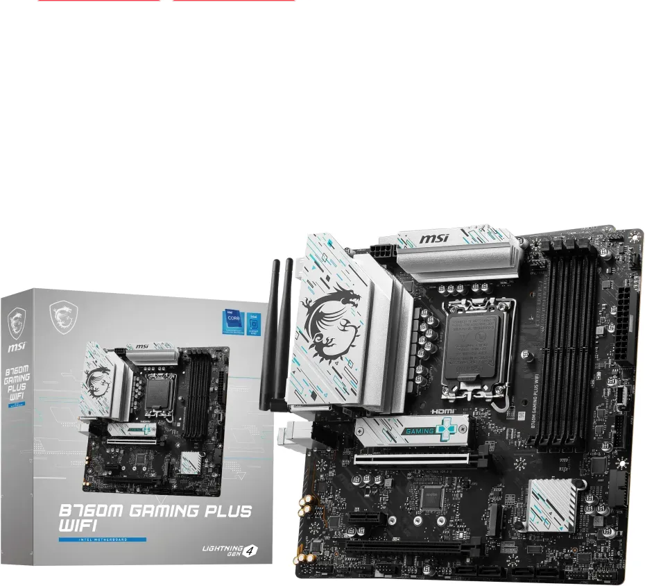 Bild von MSI B760M Gaming Plus WIFI Mainboard