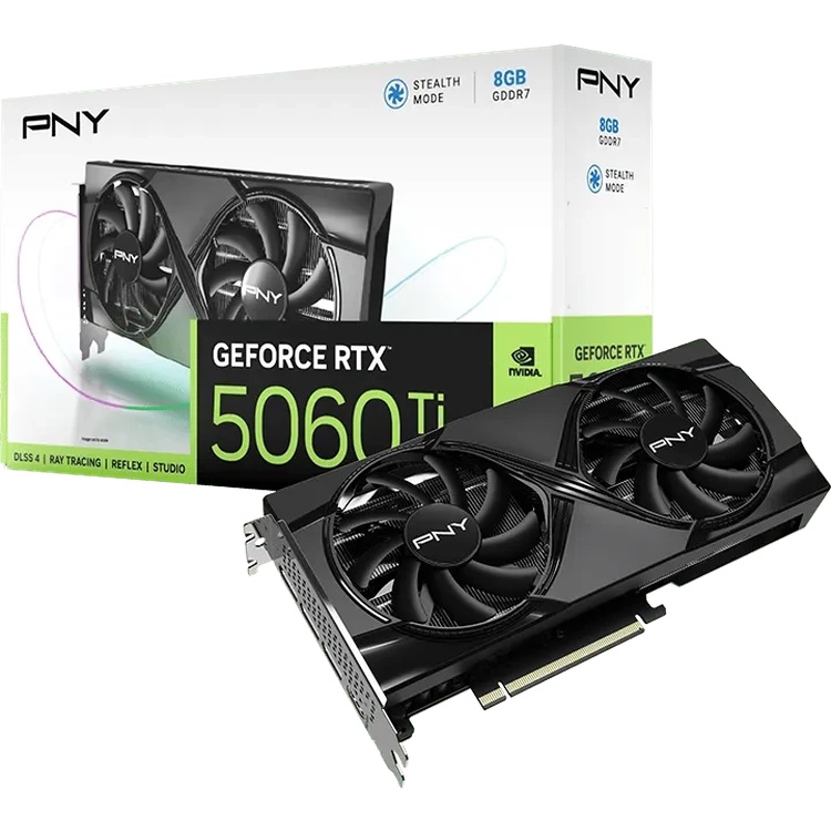 Bild von PNY GeForce RTX 5060 Ti Dual Fan - 8GB GDDR7, HDMI, 3x DP