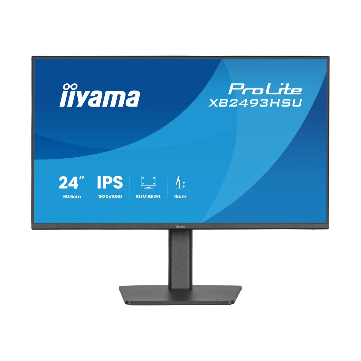 Bild von Iiyama ProLite XB2493HSU-B1 24" Full HD IPS, 120Hz, HDMI, DisplayPort, USB-Hub