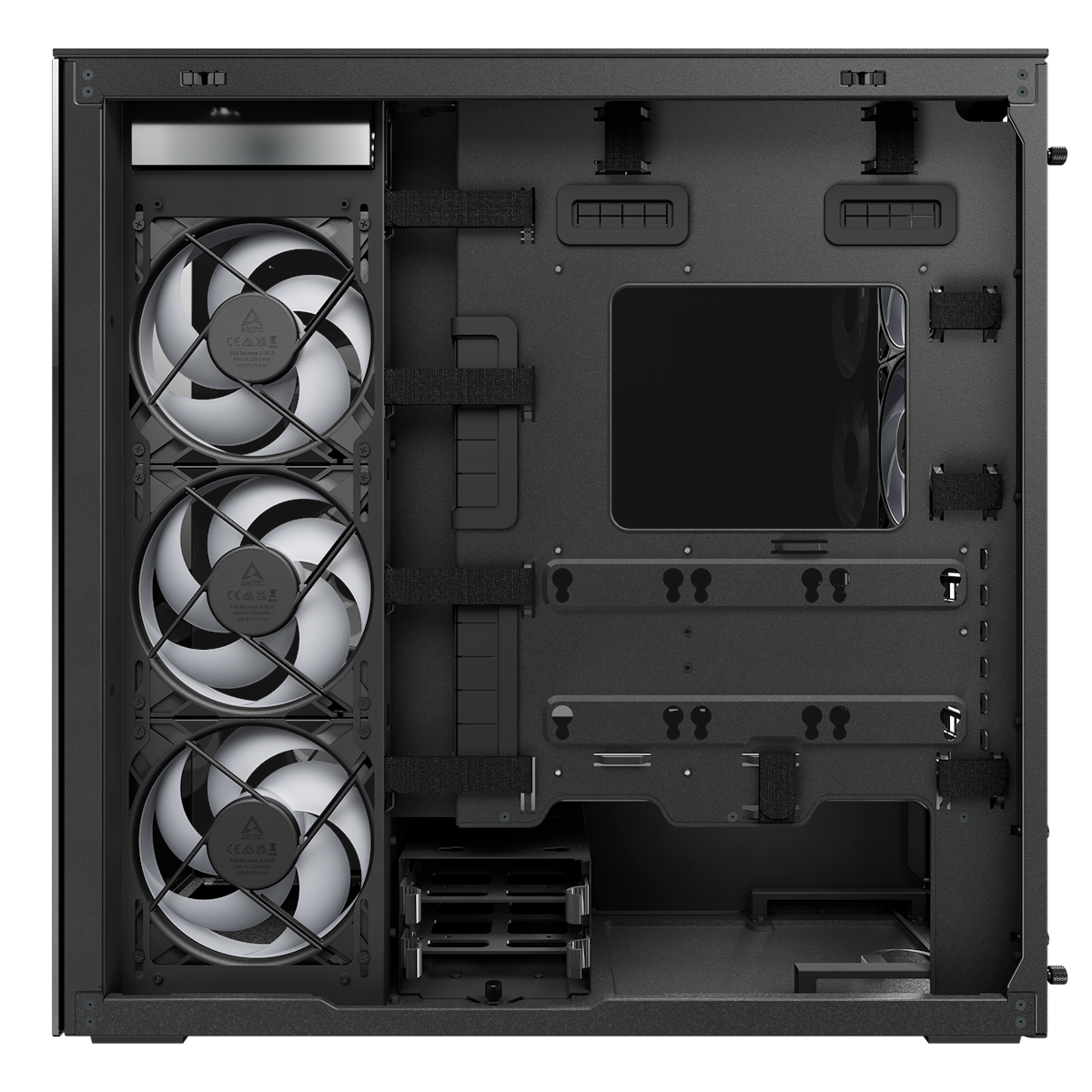 Bild von ARCTIC Xtender Mirror Black | PC-Gehäuse