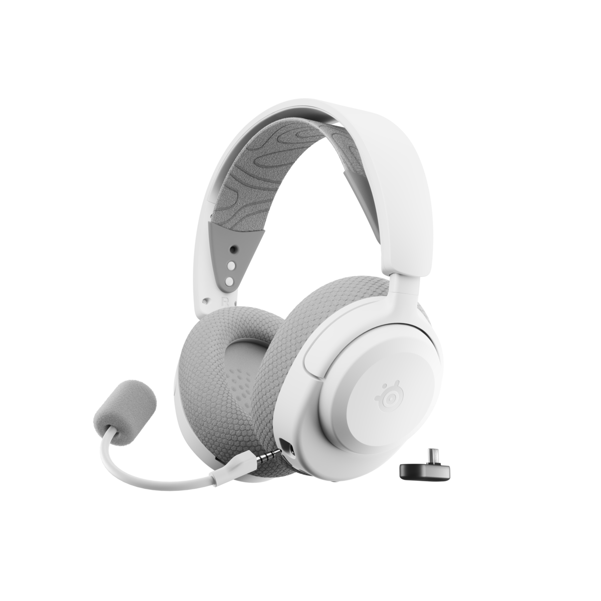 Bild von Steelseries Arctis Nova 3P Wireless Gaming Headset kabelloses Gaming Headset für PlayStation 5 mit bis zu 40 Stunden Akkulaufzeit, weiß