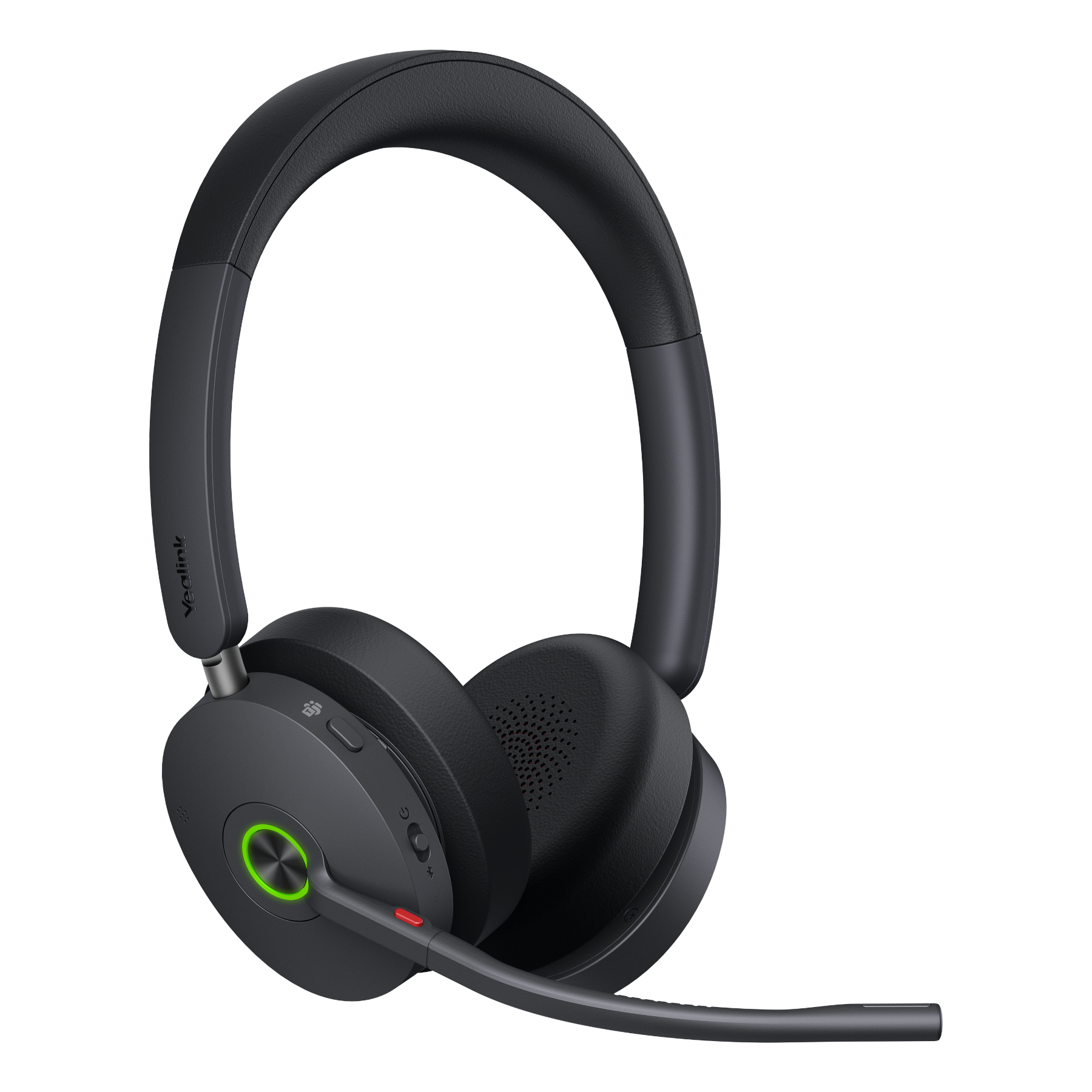 Bild von Yealink Headset WH68 Teams inkl. Ladeständer Kabellos, Aktive Rauschunterdrückung, Zertifiziert für Microsoft Teams