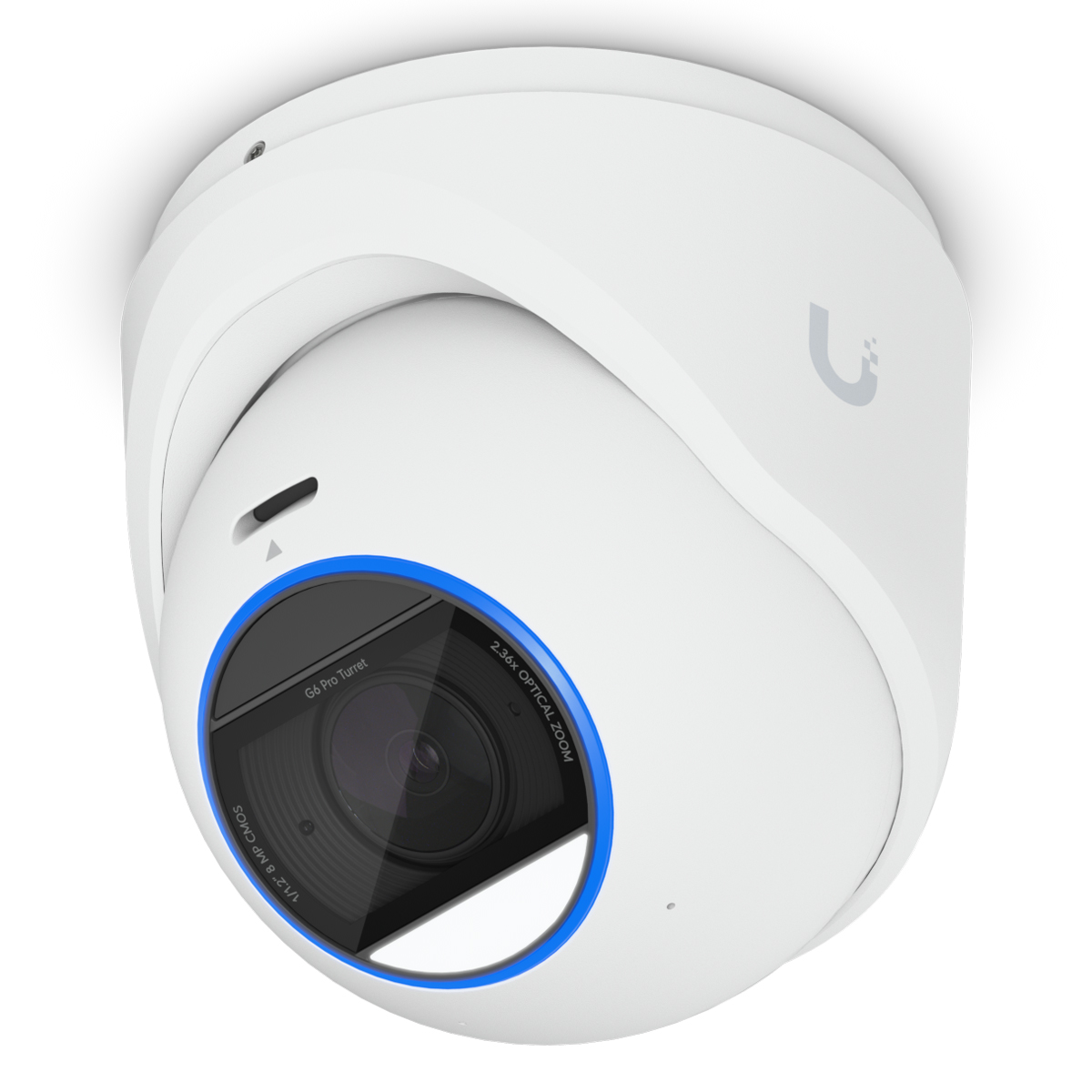 Bild von Ubiquiti G6 Pro Turret Überwachungskamera Weiß 8MP (3840x2160), PoE+, 40m Nachtsicht, IP66 + IK04 Schutz, Multi-TOPS KI-Engine
