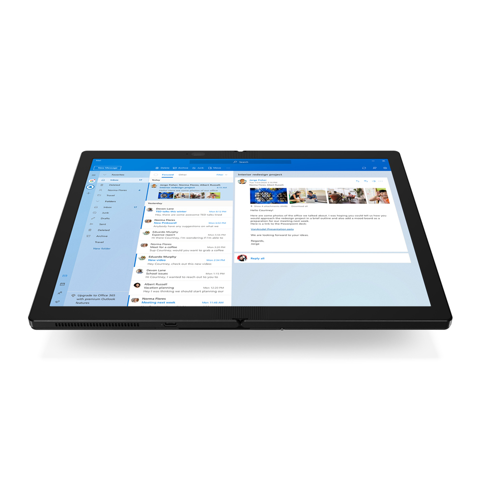 Bild von Lenovo ThinkPad X1 Fold G1 20RL000GGE