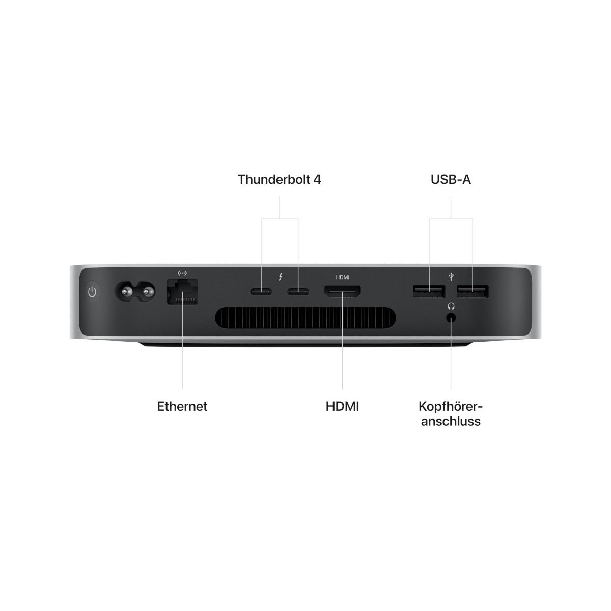 Bild von Apple Mac Mini MMFK3D/A Silber