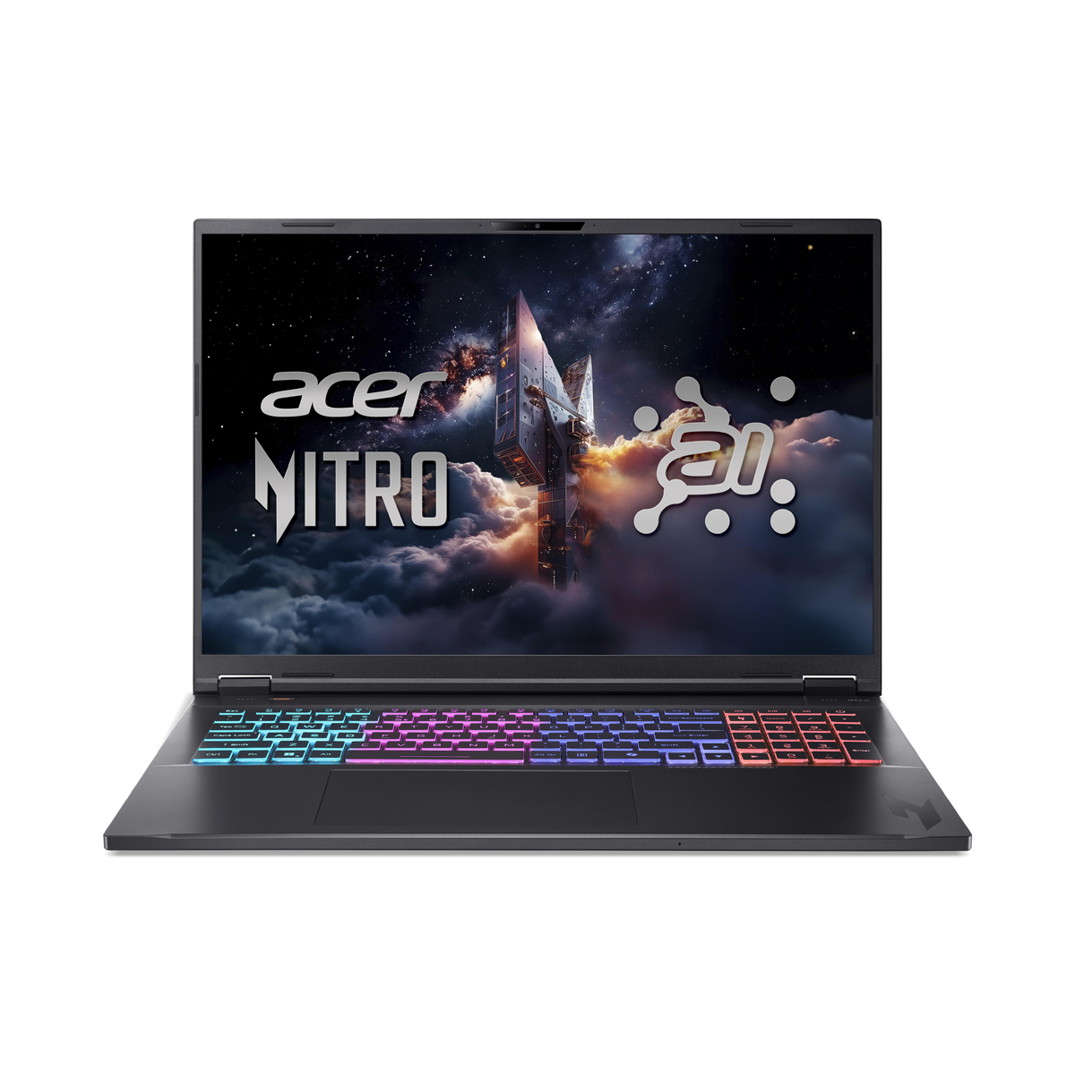 Bild von Acer Nitro 18 AI (AN18-61-R49W) Gaming 18,0" WUXGA, 165Hz, Ryzen AI R7-350 (50 TOPS), 16GB RAM, 1TB SSD, GeForce RTX5050, Windows 11